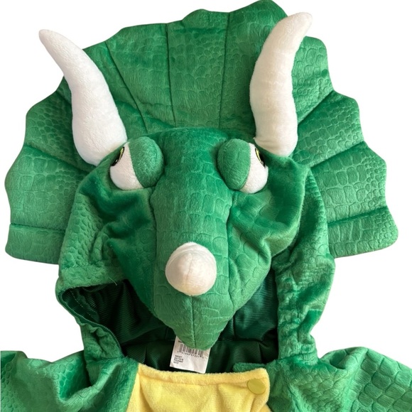 Target Baby Triceratops Dino Warm Infant Halloween Costume 12-18MO Hood Tail - Picture 4 of 7